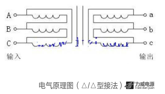 △/△型隔离变压器接线图